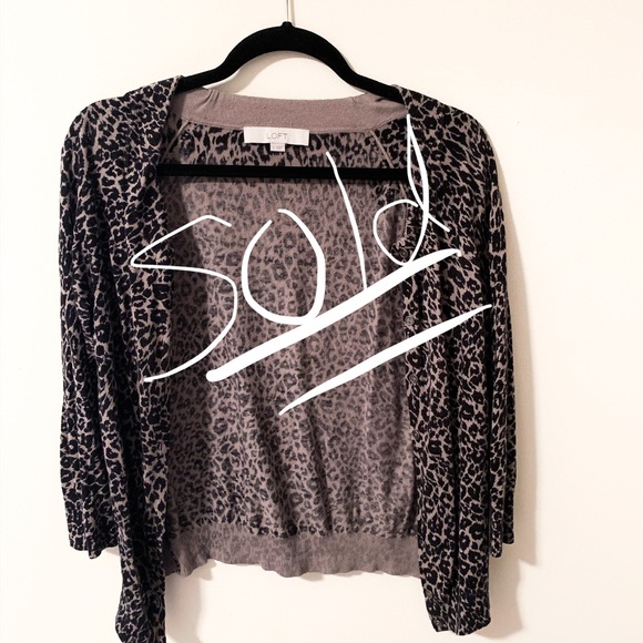 Cheetah cardigan - Picture 1 of 4